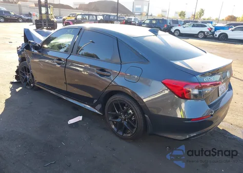 2024 Honda Civic Sport из США, поврежденный, VIN 2HGFE2F54RH592717